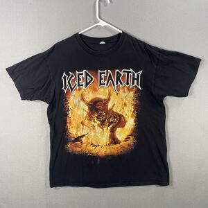 Vintage Iced Earth Burnt Offerings T Shirt Size M/L Heavy Metal Band *READ*